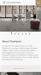 Mobile Screenshot of champion-tile.com